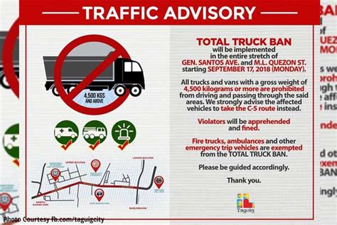 lipa truck ban hours